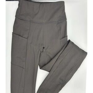 Loungey Black XXS Leggings High Waist Side Pockets‎ Athleisure Activewear